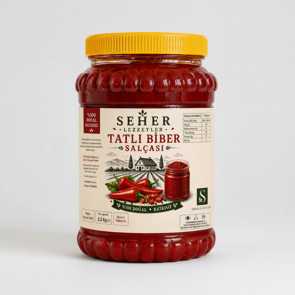 Tatlı Biber Salçası 2.5 Kg